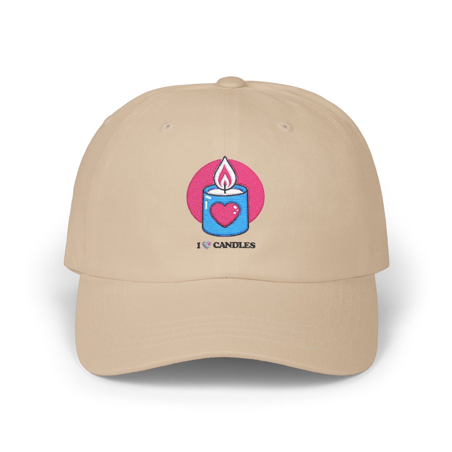 "I ❤️Candles" Embroidered Classic Dad Cap