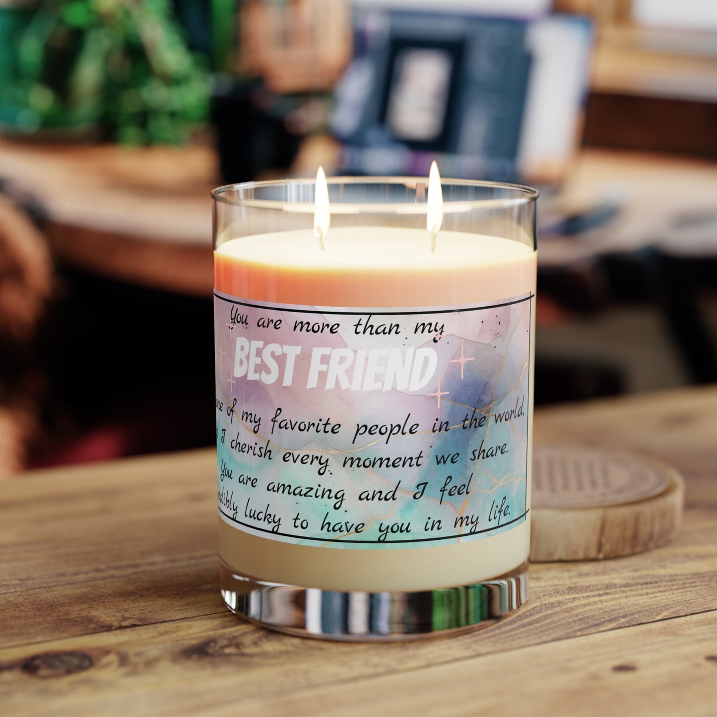 "Best Friend" Premium Candle - Full Glass, 11oz
