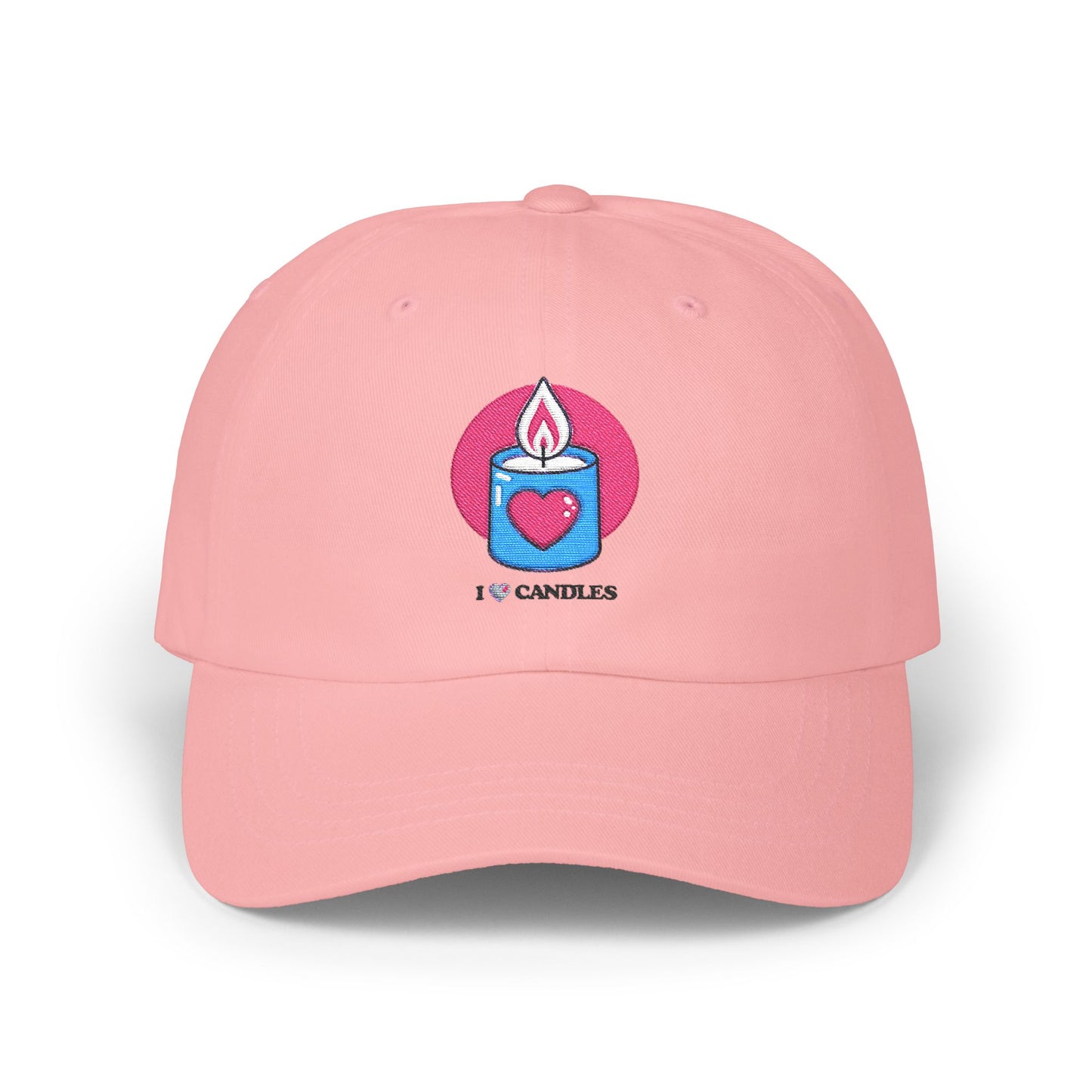 "I ❤️Candles" Embroidered Classic Dad Cap