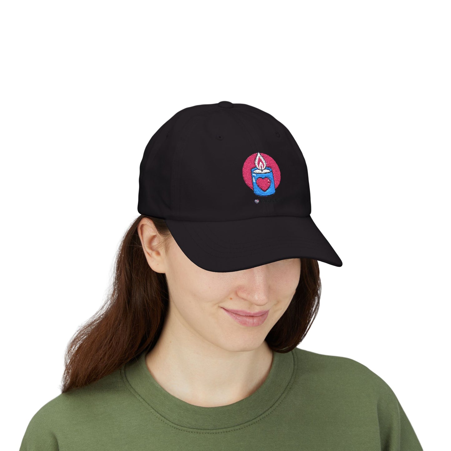 "I ❤️Candles" Embroidered Classic Dad Cap