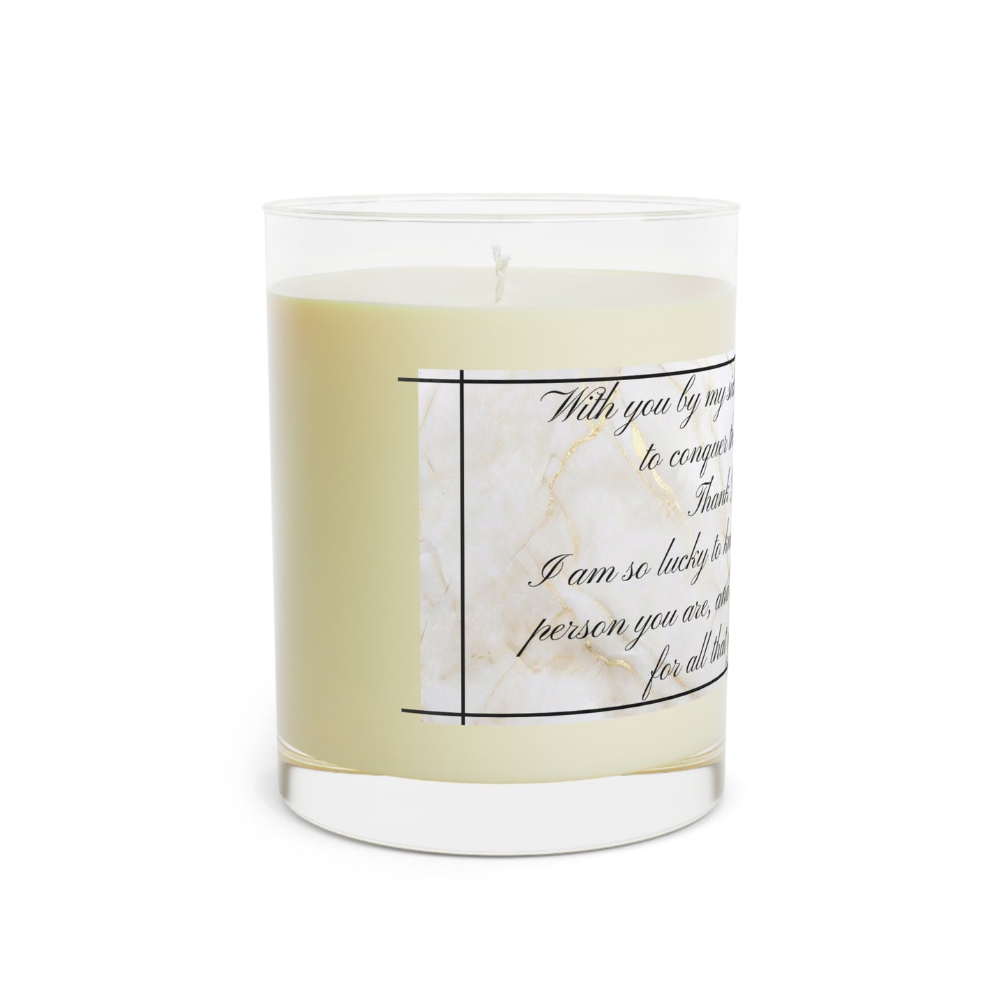 "Thank You" Premium Candle - Full Glass, 11oz