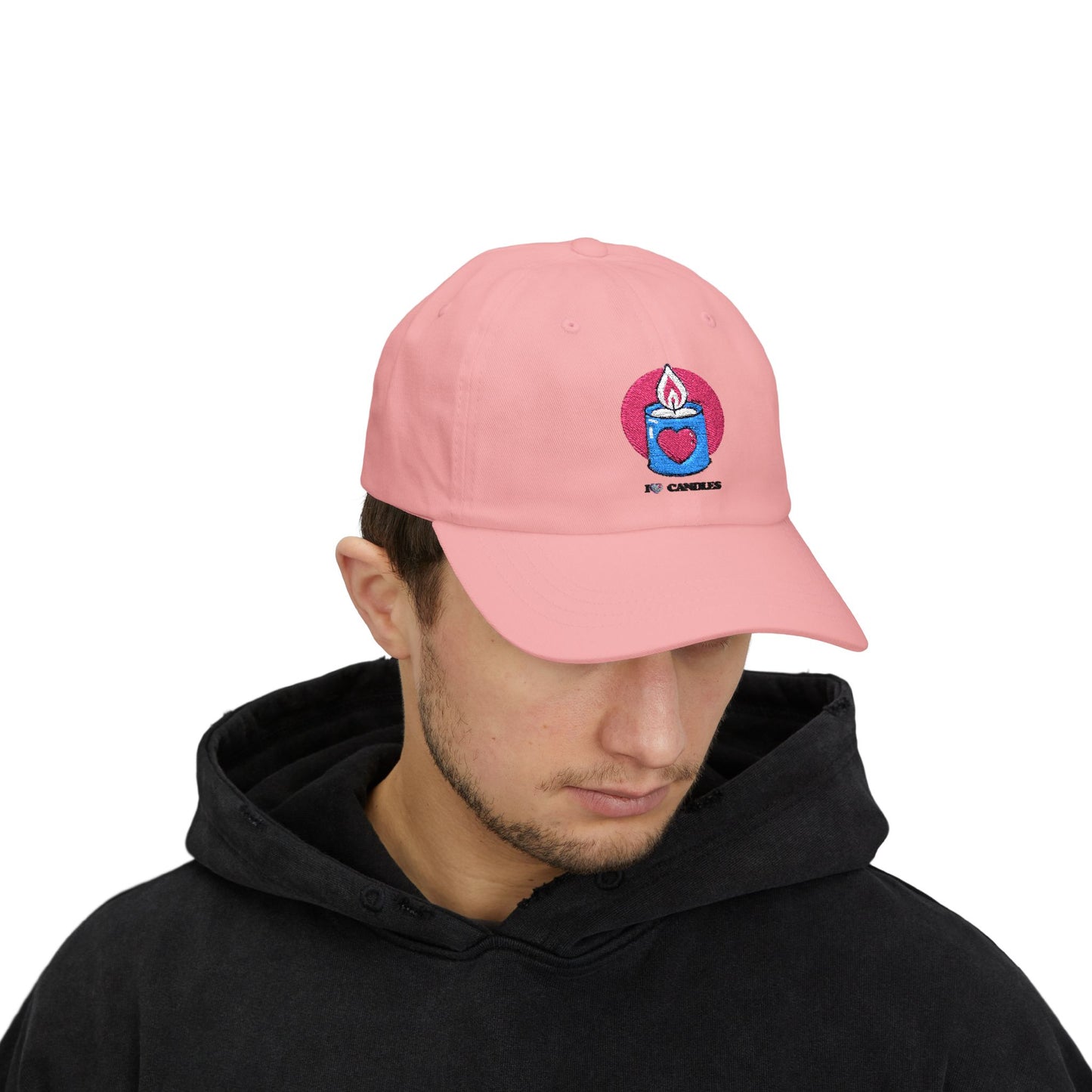 "I ❤️Candles" Embroidered Classic Dad Cap