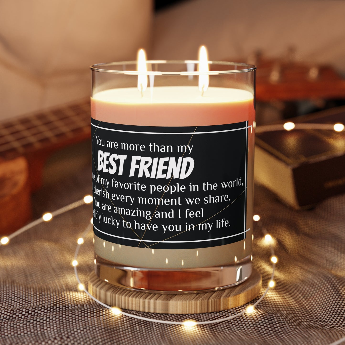 "Best Friend" Premium Candle - Full Glass, 11oz