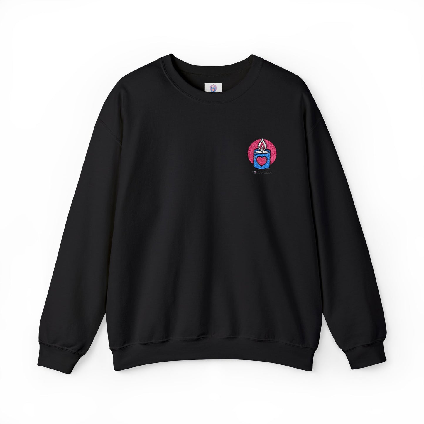"I ❤️Candles" Embroidered Unisex Heavy Blend™ Crewneck Sweatshirt