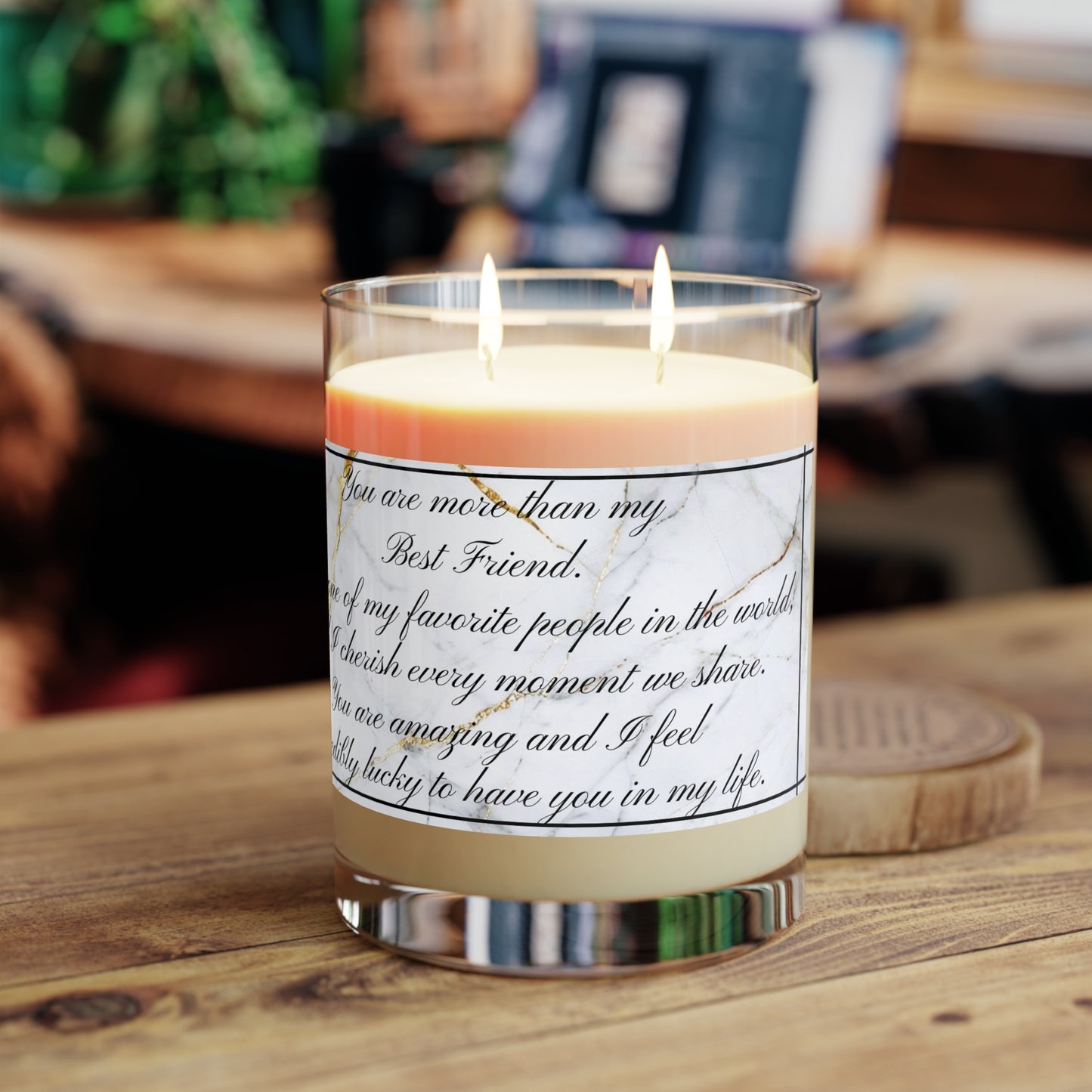 "Best Friend" Premium Candle - Full Glass, 11oz
