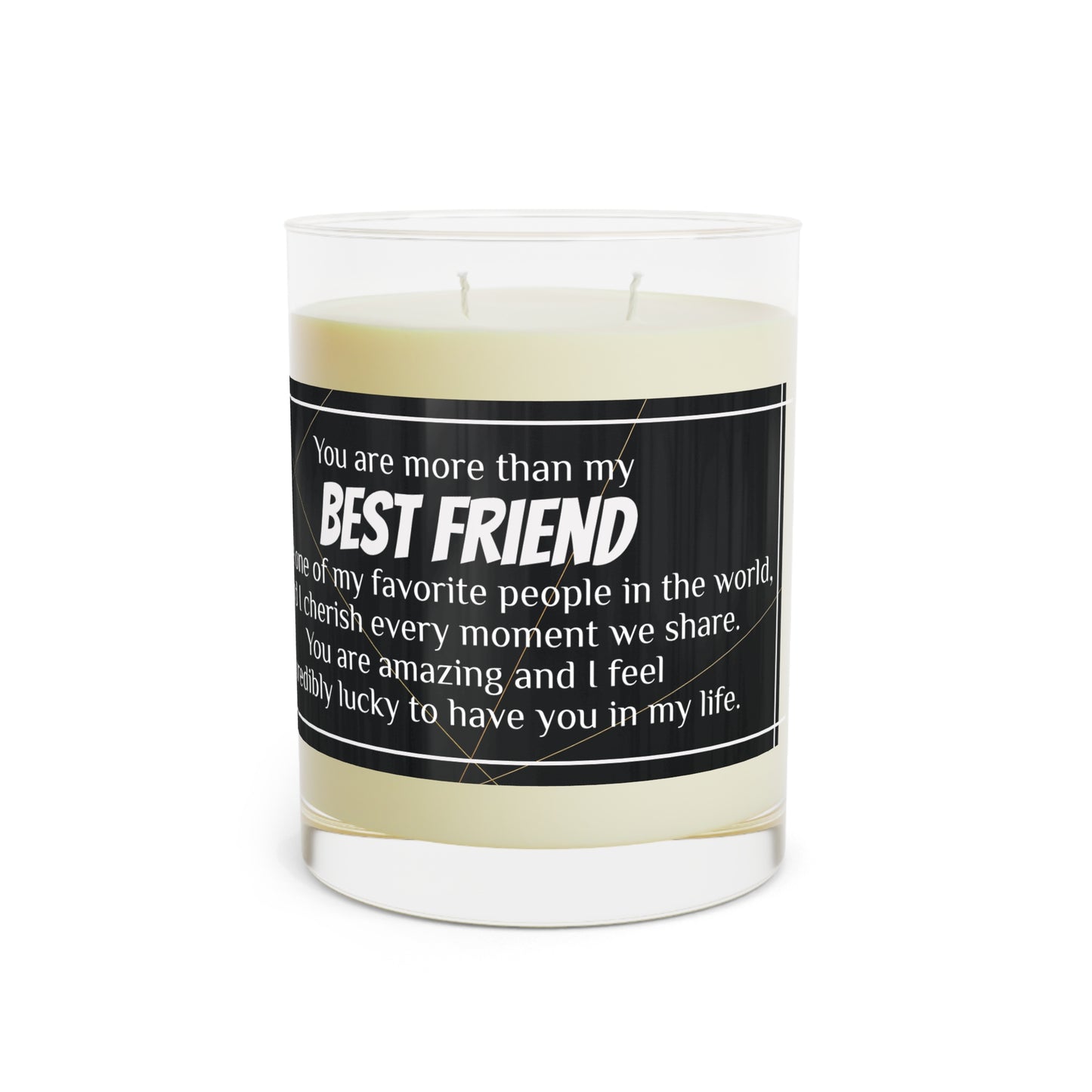 "Best Friend" Premium Candle - Full Glass, 11oz