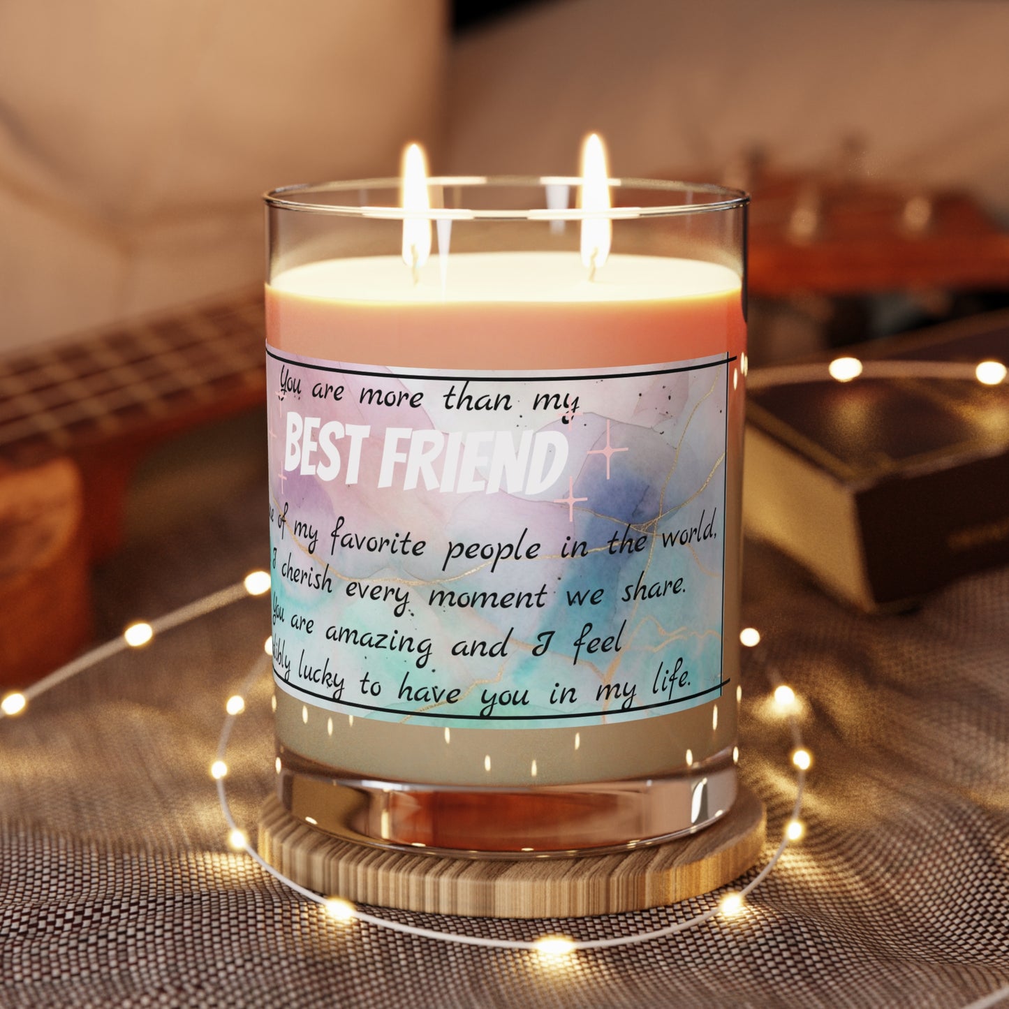 "Best Friend" Premium Candle - Full Glass, 11oz