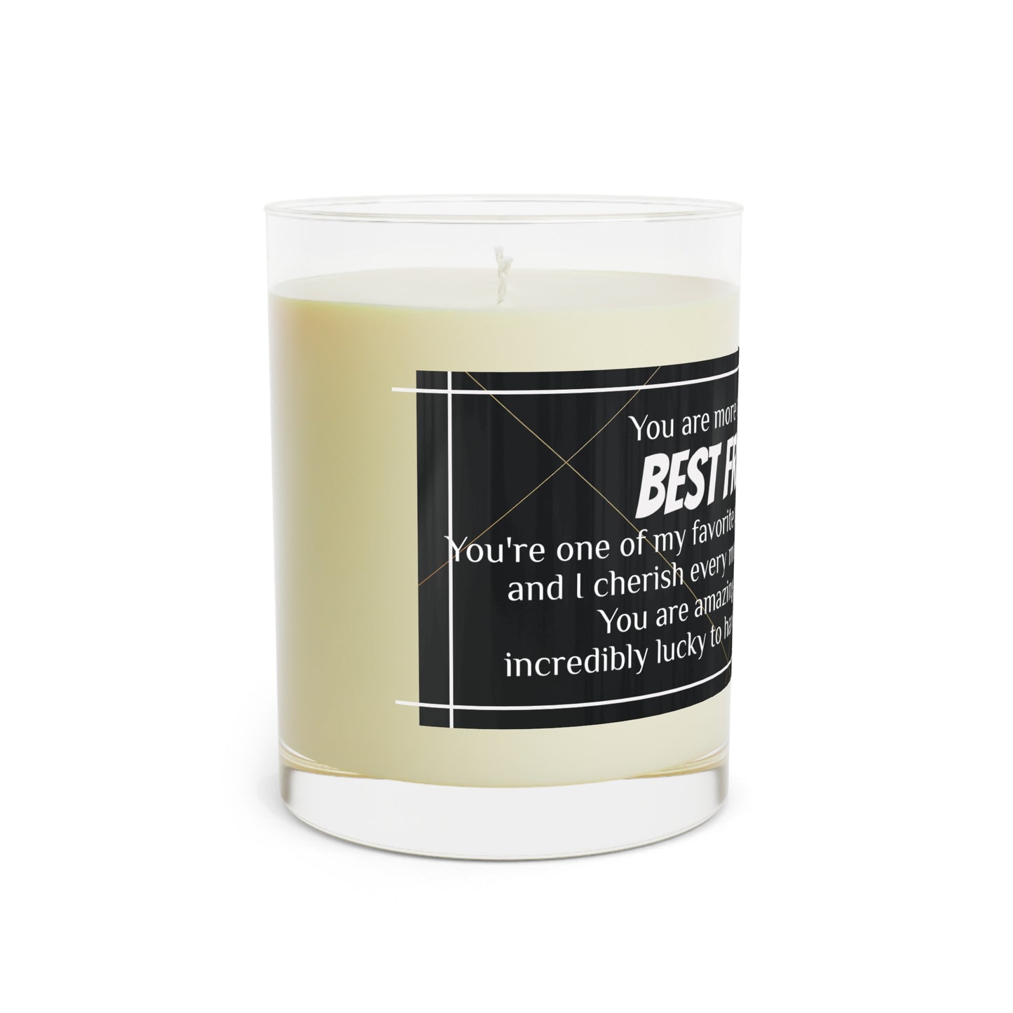 "Best Friend" Premium Candle - Full Glass, 11oz