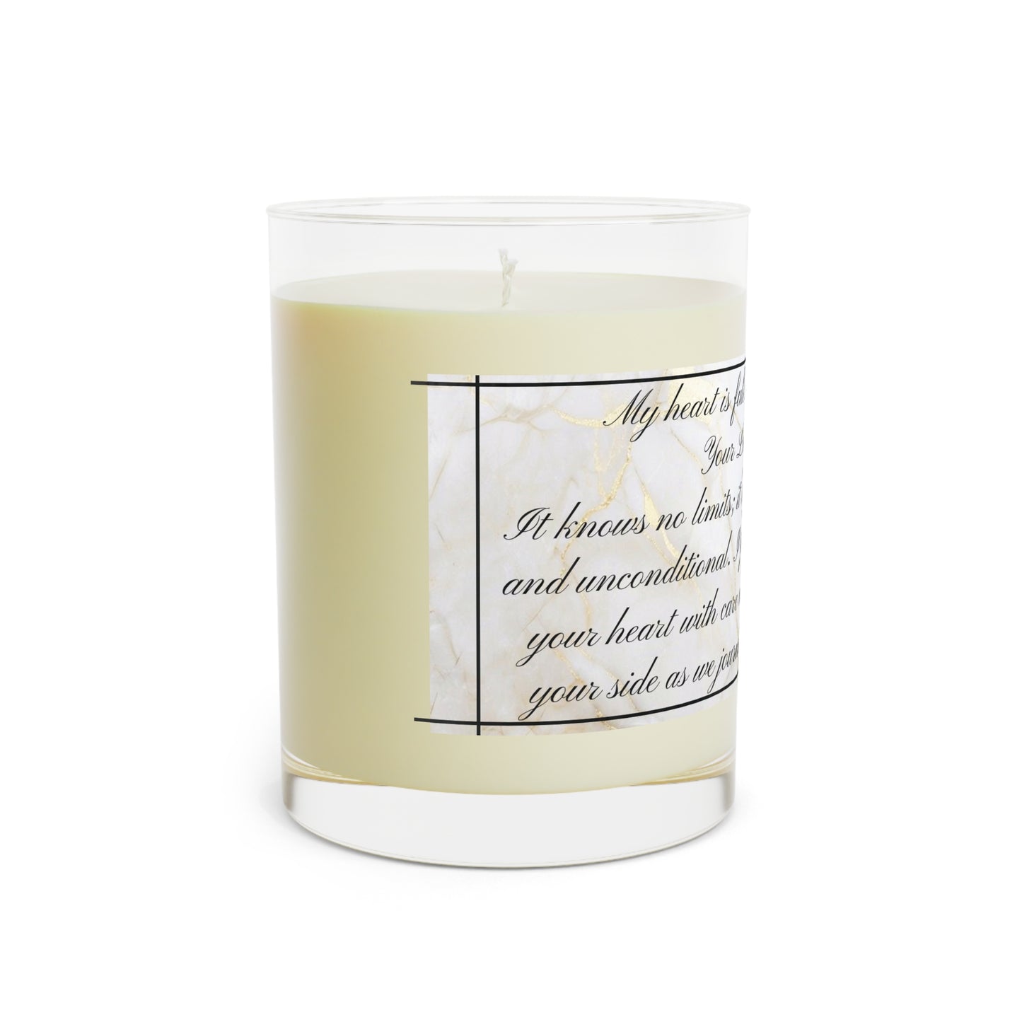 "Your Love" Premium Candle - Full Glass, 11oz