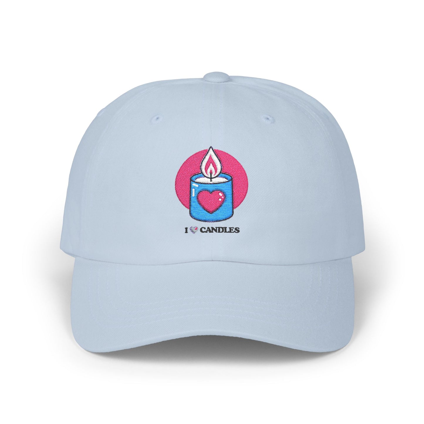 "I ❤️Candles" Embroidered Classic Dad Cap