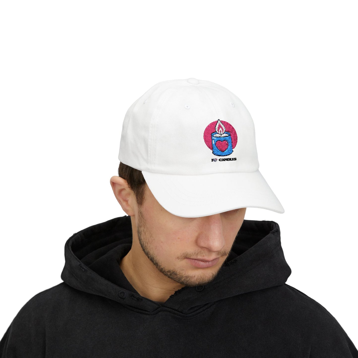 "I ❤️Candles" Embroidered Classic Dad Cap