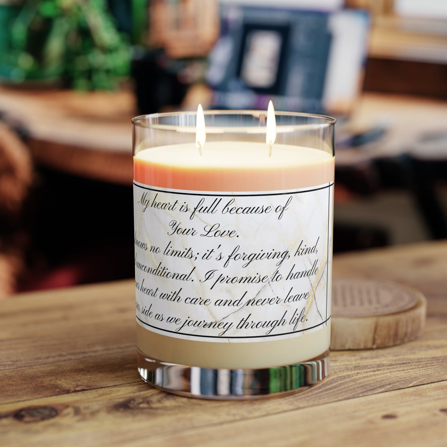 "Your Love" Premium Candle - Full Glass, 11oz