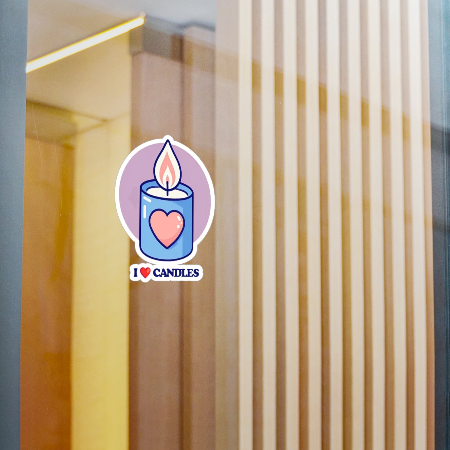 "I ❤️Candles" Vinyl Decals