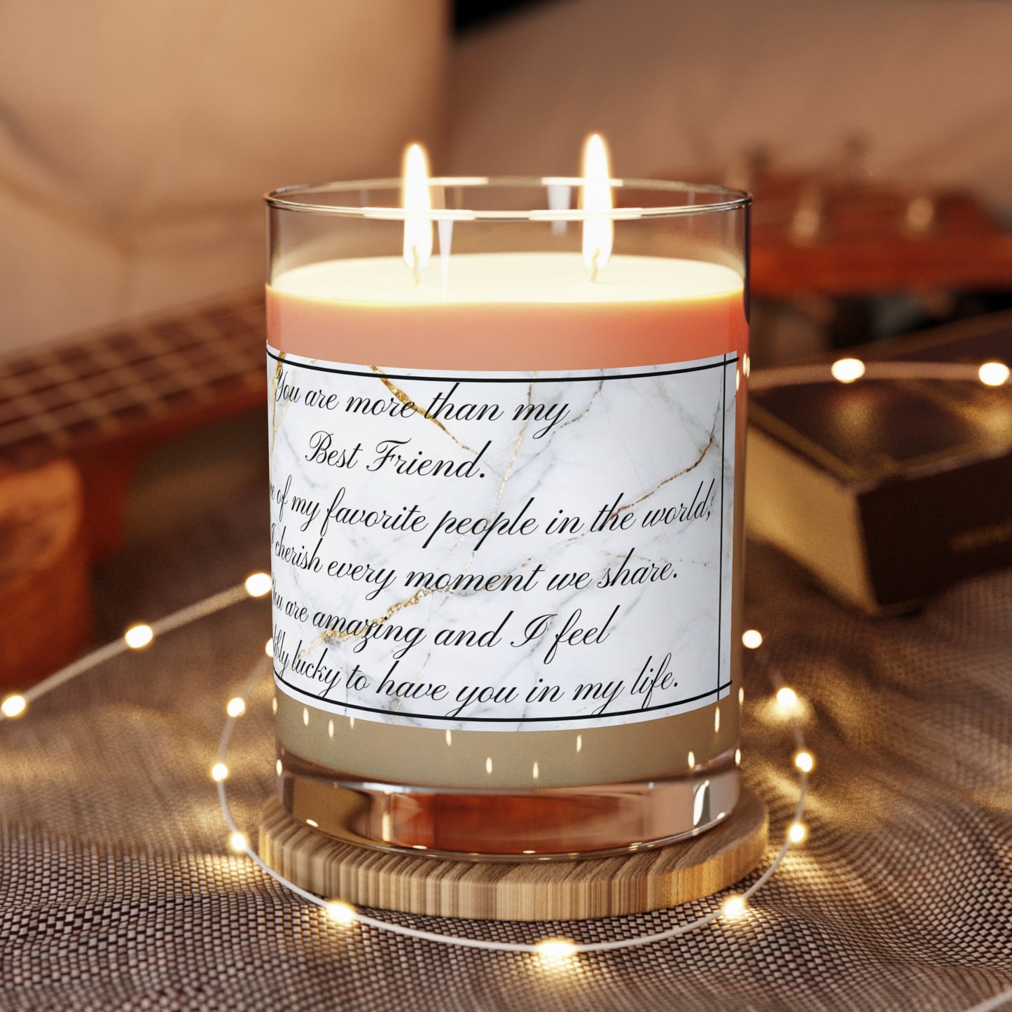 "Best Friend" Premium Candle - Full Glass, 11oz