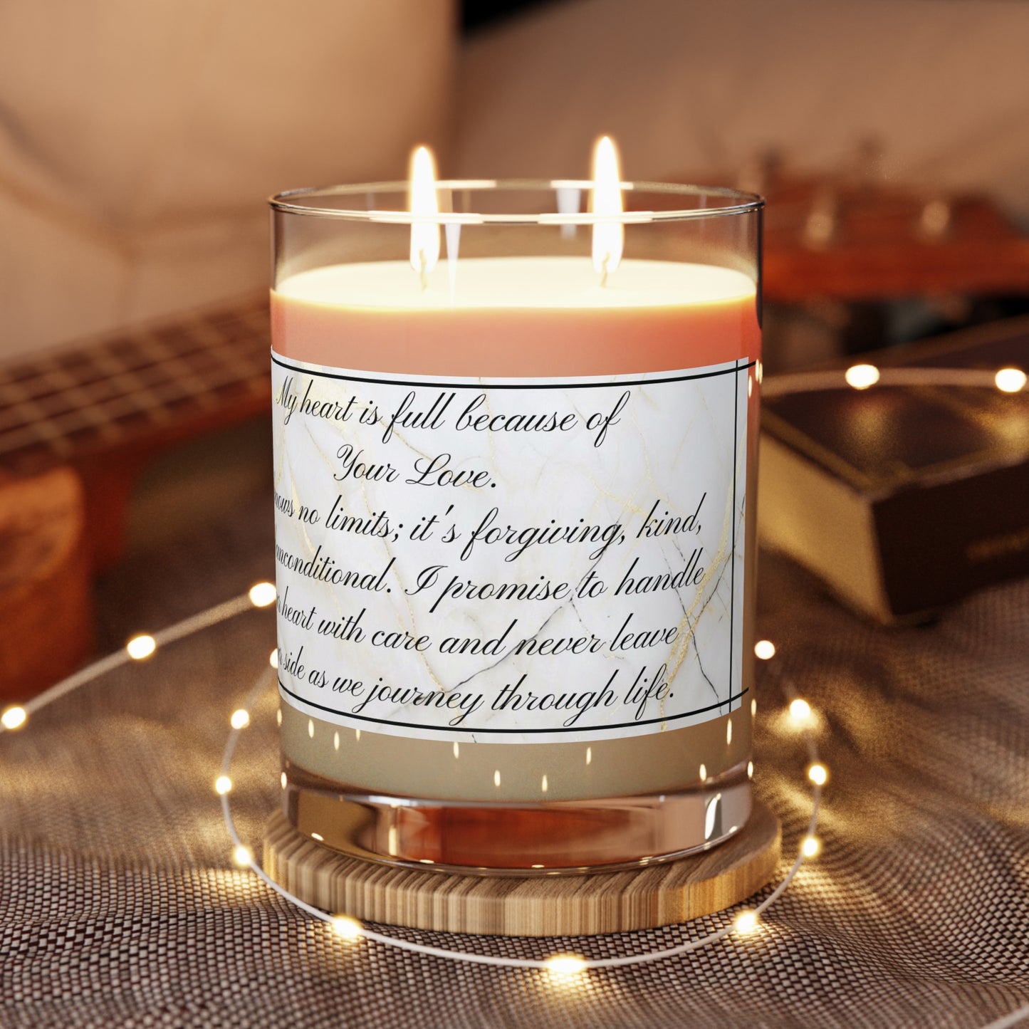 "Your Love" Premium Candle - Full Glass, 11oz