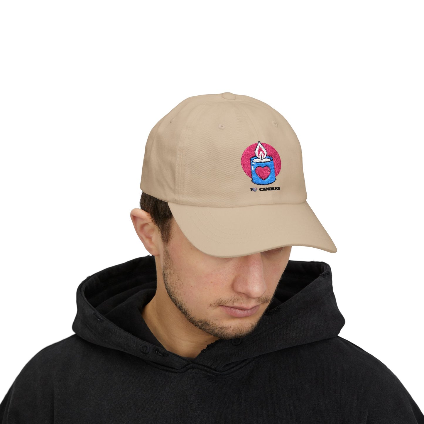 "I ❤️Candles" Embroidered Classic Dad Cap