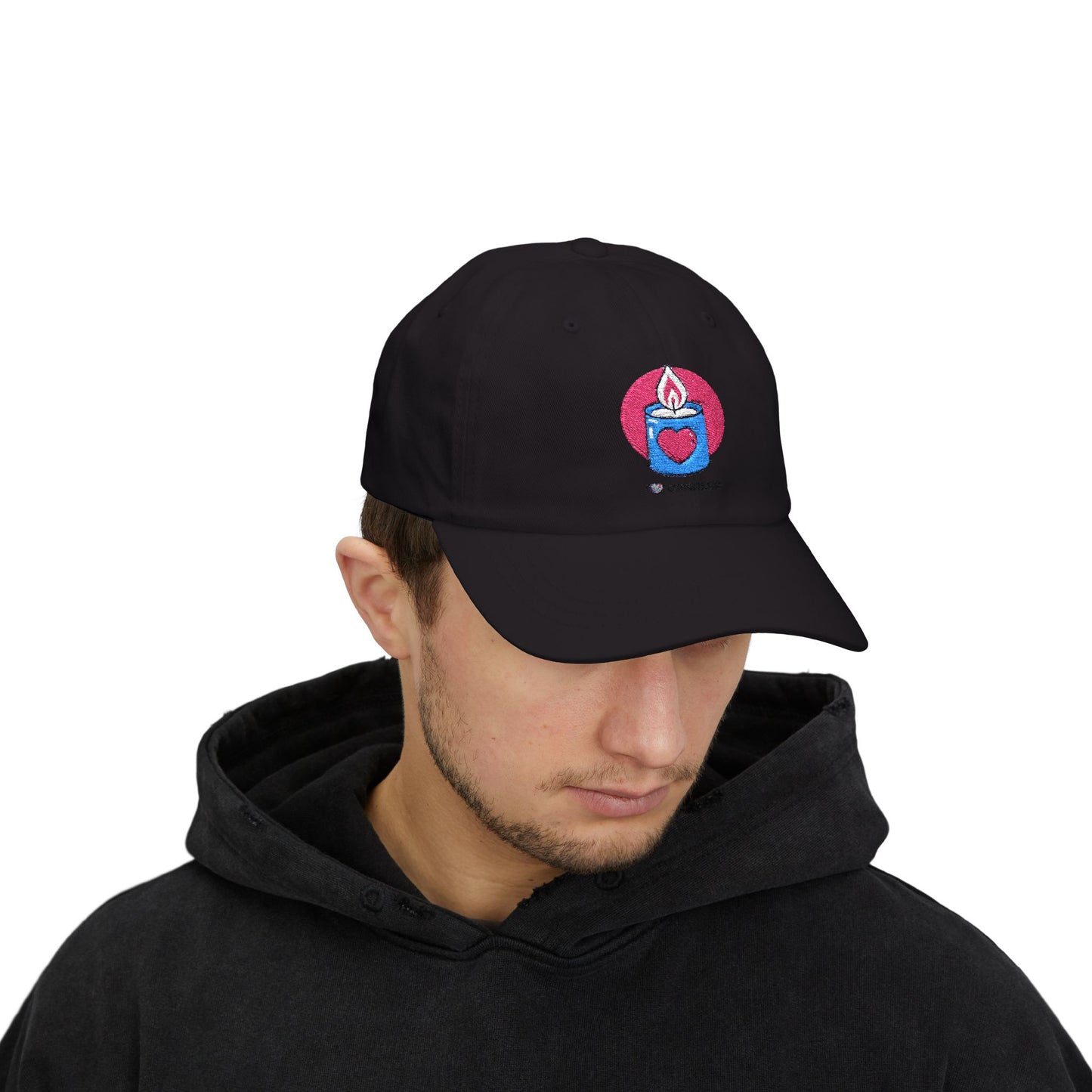 "I ❤️Candles" Embroidered Classic Dad Cap
