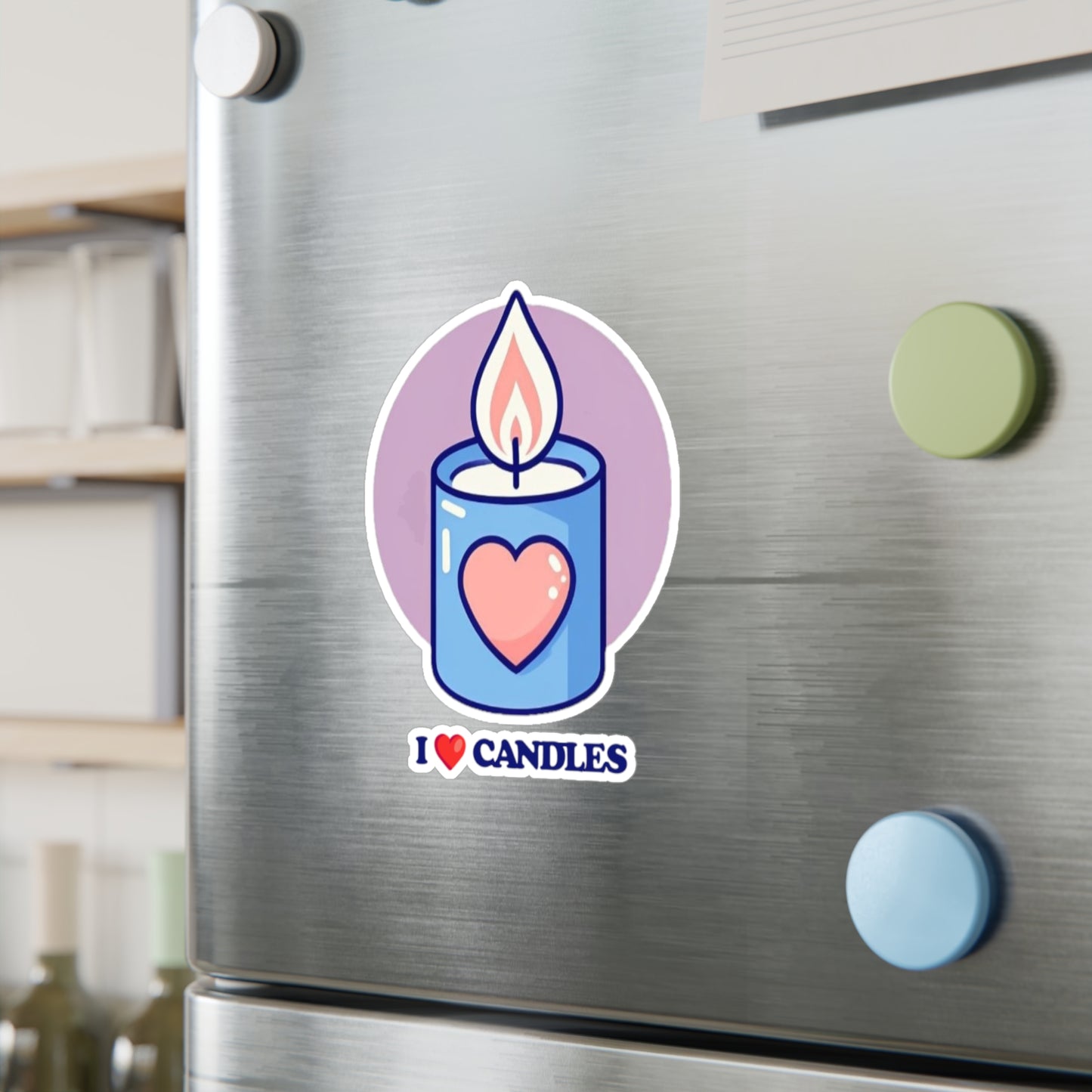 "I ❤️Candles" Vinyl Decals