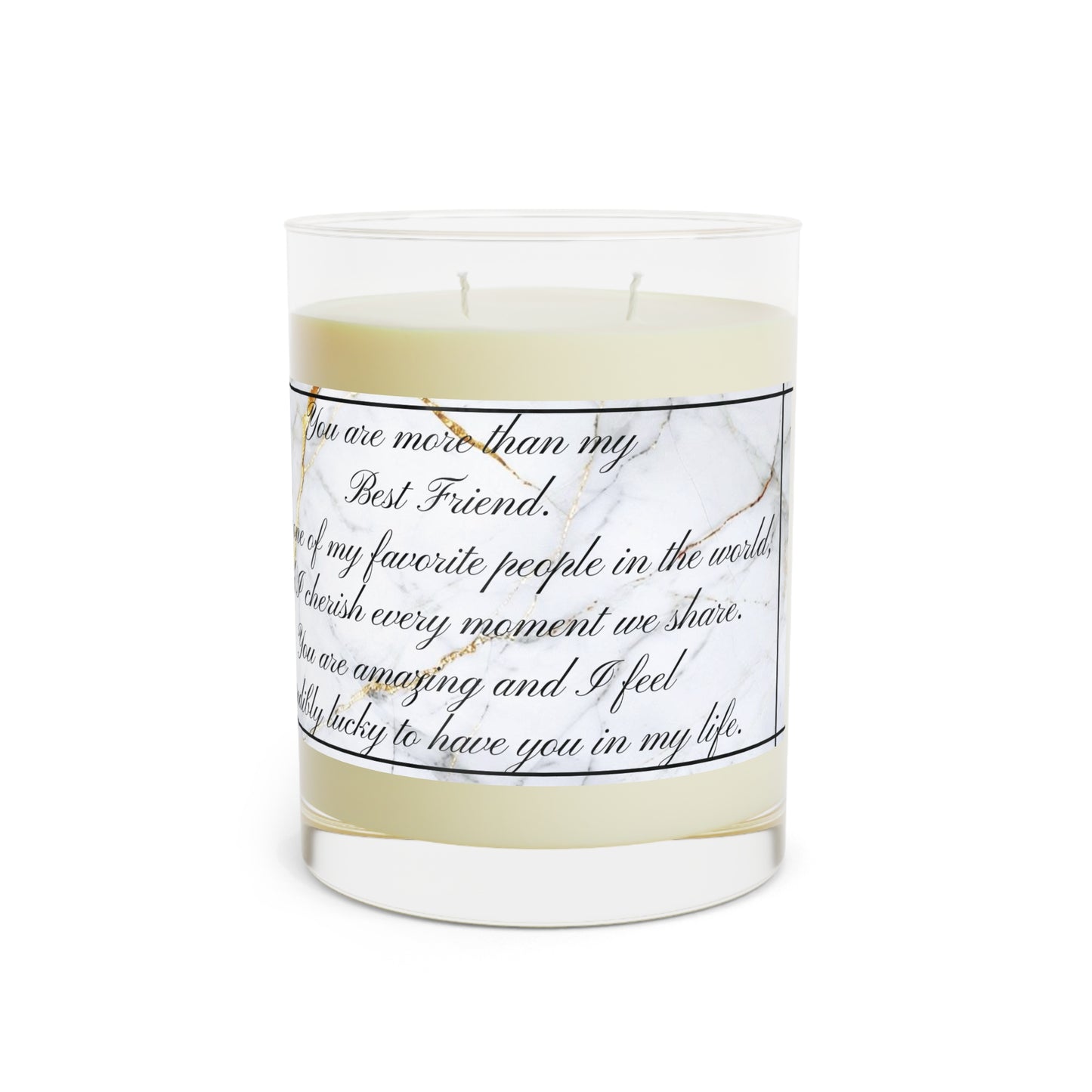 "Best Friend" Premium Candle - Full Glass, 11oz