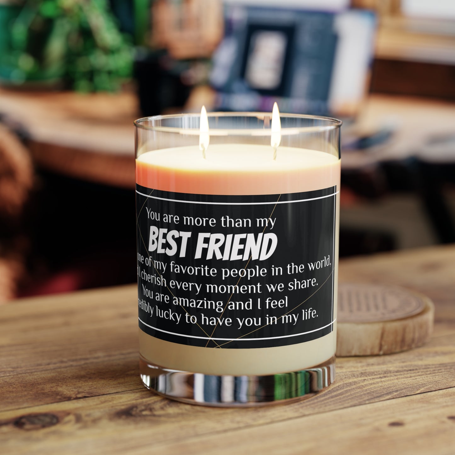 "Best Friend" Premium Candle - Full Glass, 11oz