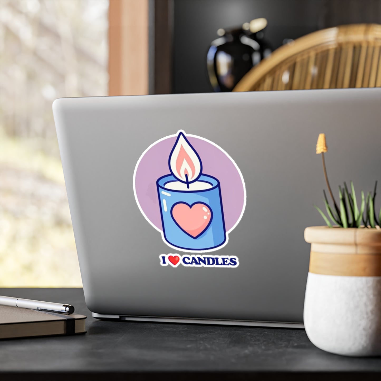 "I ❤️Candles" Vinyl Decals