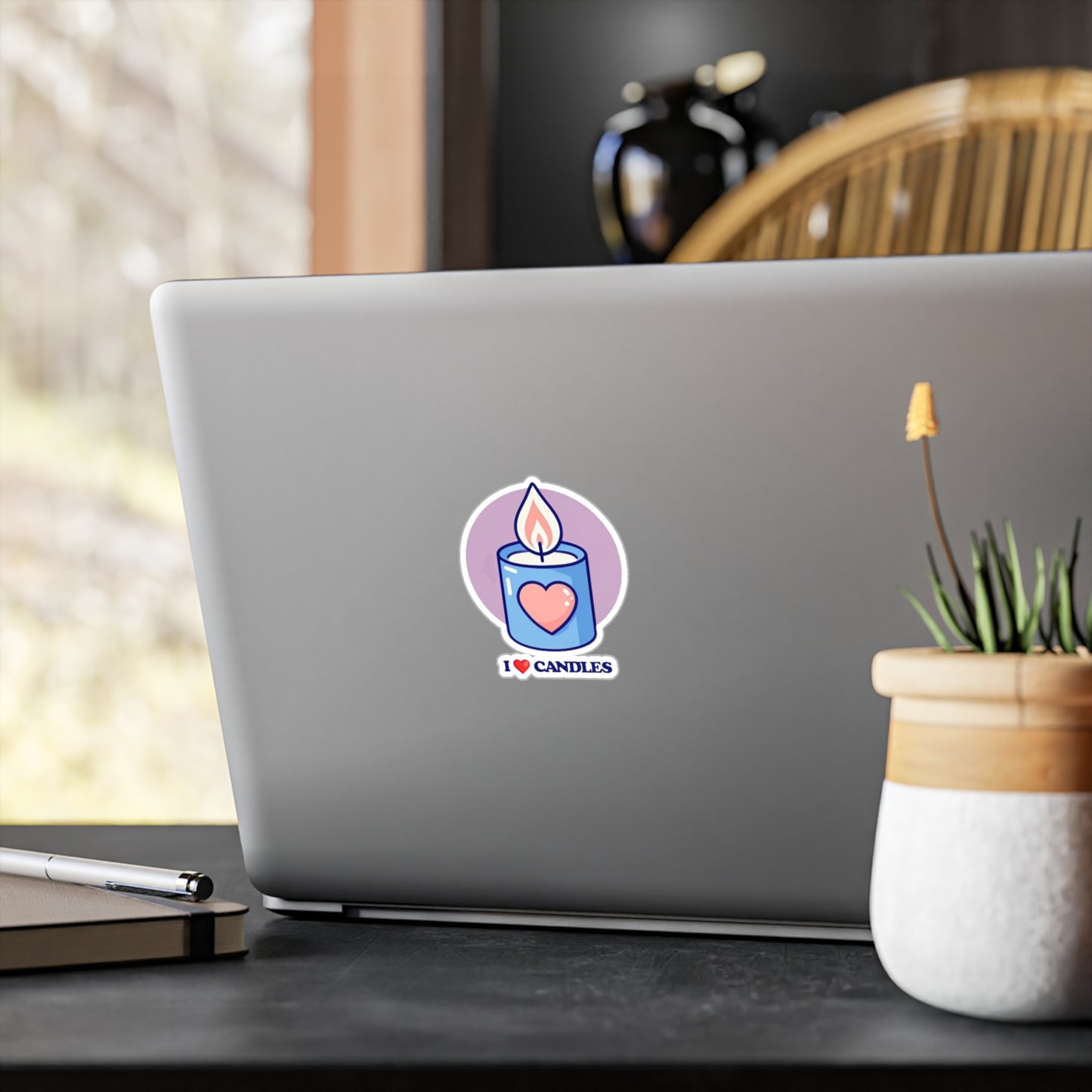 "I ❤️Candles" Vinyl Decals