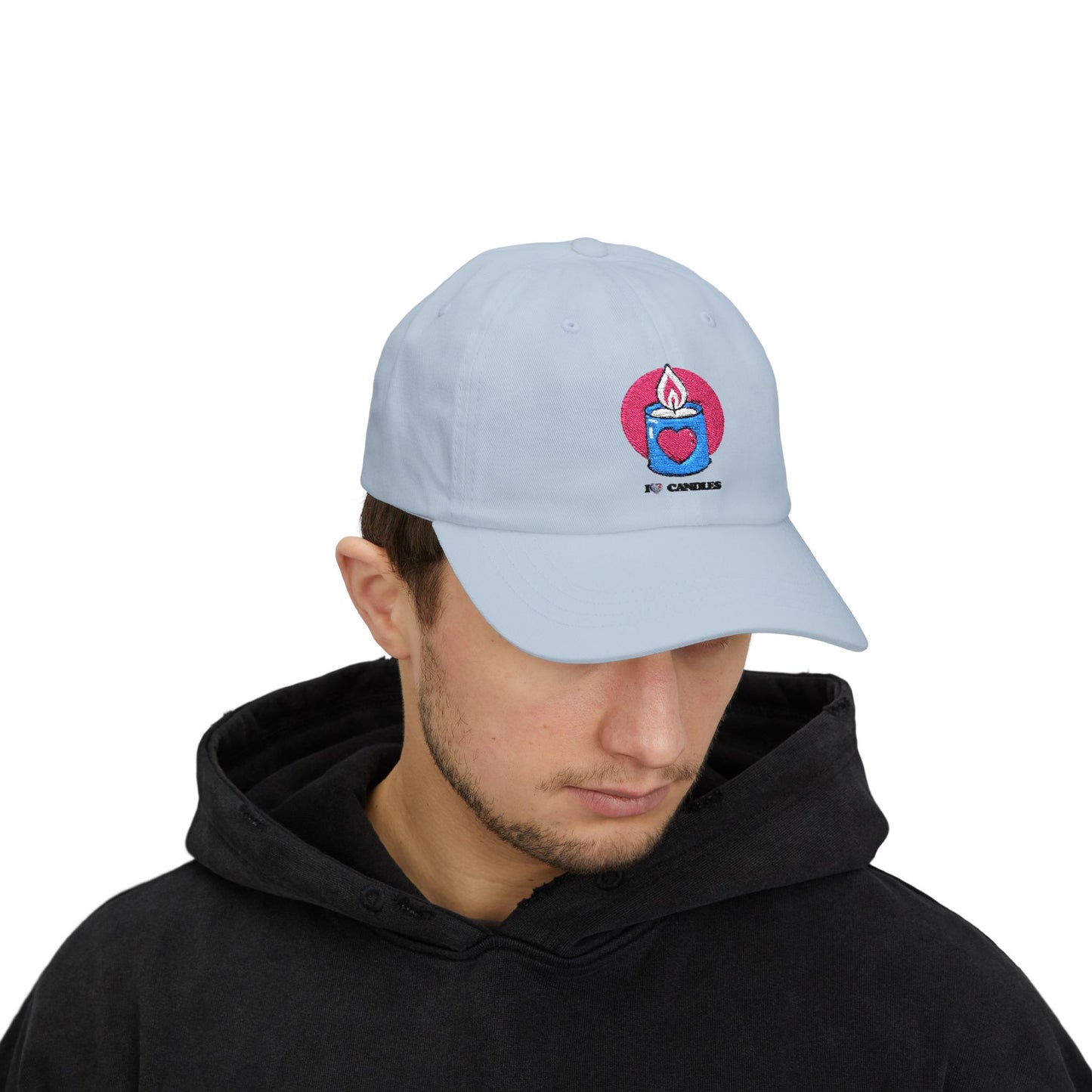 "I ❤️Candles" Embroidered Classic Dad Cap