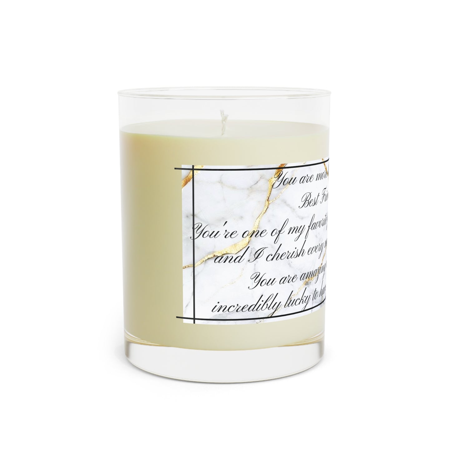 "Best Friend" Premium Candle - Full Glass, 11oz