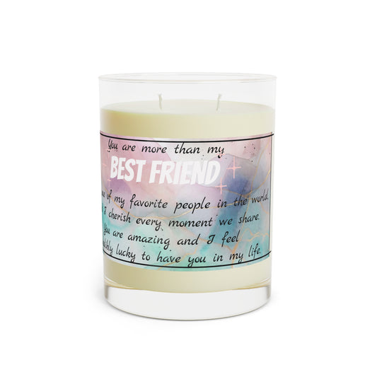 "Best Friend" Premium Candle - Full Glass, 11oz