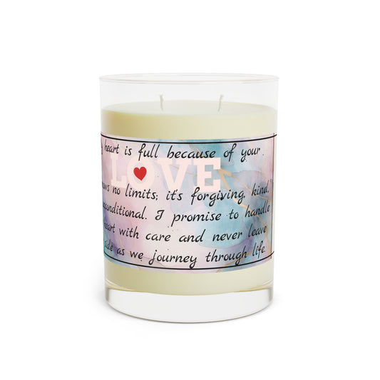 "Your Love" Premium Candle - Full Glass, 11oz
